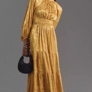 The Somerset Maxi Dress: Mock-Neck ANTHROPOLOGIE